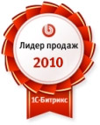лидер продаж 1С-Битрикс по Санкт-Петербургу 2010, 2 место