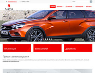 Корпоративный сайт производственной компании Slavia