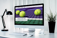 Имиджевый сайт школы тенниса