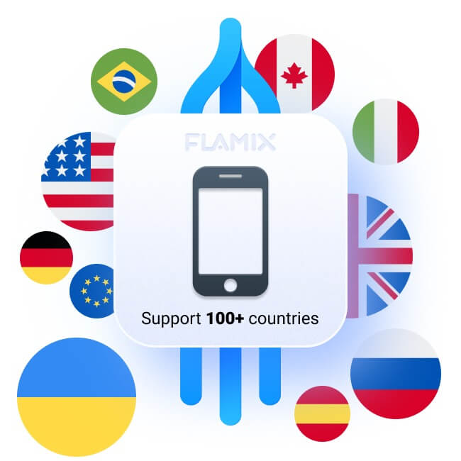 Телефоны в одном формате для 100+ стран