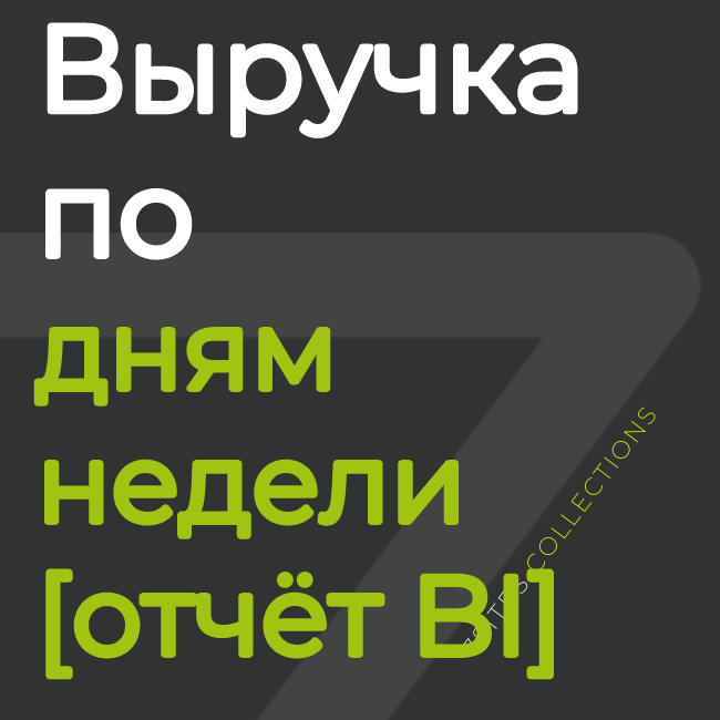 Выручка по дням недели [отчёт BI]