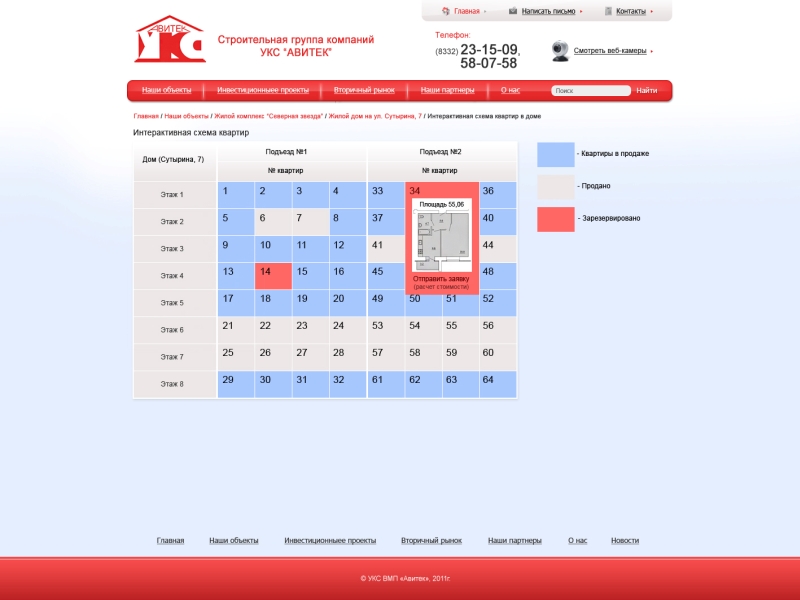 официальный сайт строительной группы компаний укс авитек