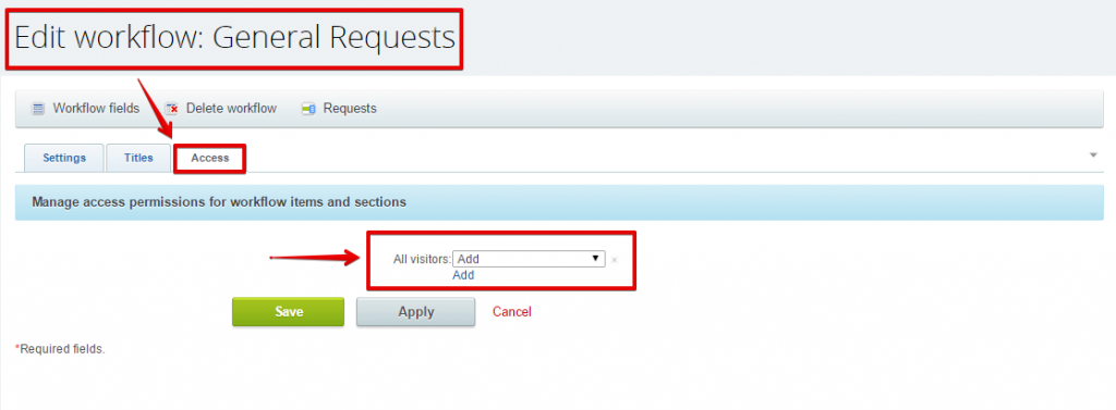 [Workflows] Activity Stream: Yêu cầu chung và cấu hình dòng công việc 5