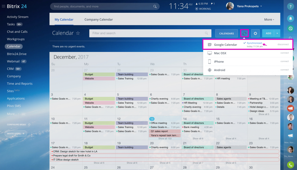 Bitrix24 google tasks администрирование crm систем