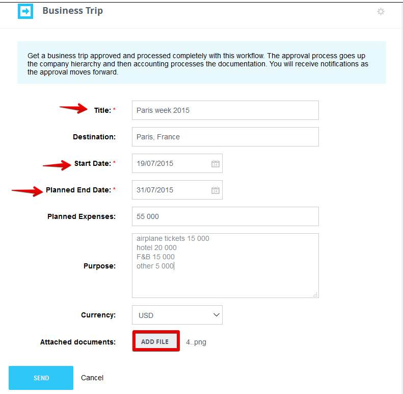 [Workflows] Activity Stream: Đi công tác 16
