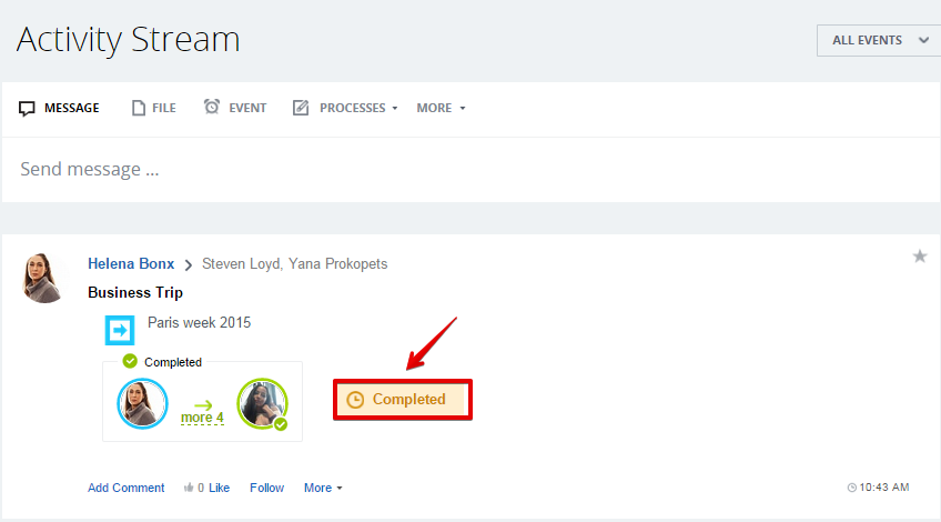 [Workflows] Activity Stream: Đi công tác 26