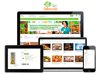 Интернет-магазин для Сети гастрономов здоровых продуктов «Лакшми»