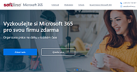 Промо-страница 365.softline.cz, адаптация для региона Чехии