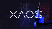 Landing page для бренда трюковых самокатов XAOS